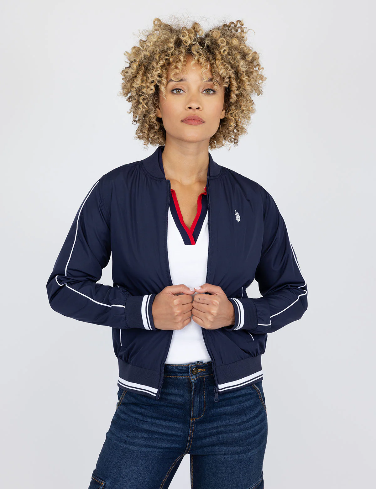SOLID BOMBER JACKET - Image 3