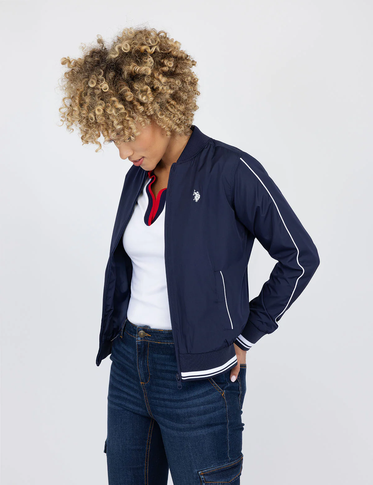 SOLID BOMBER JACKET - Image 5