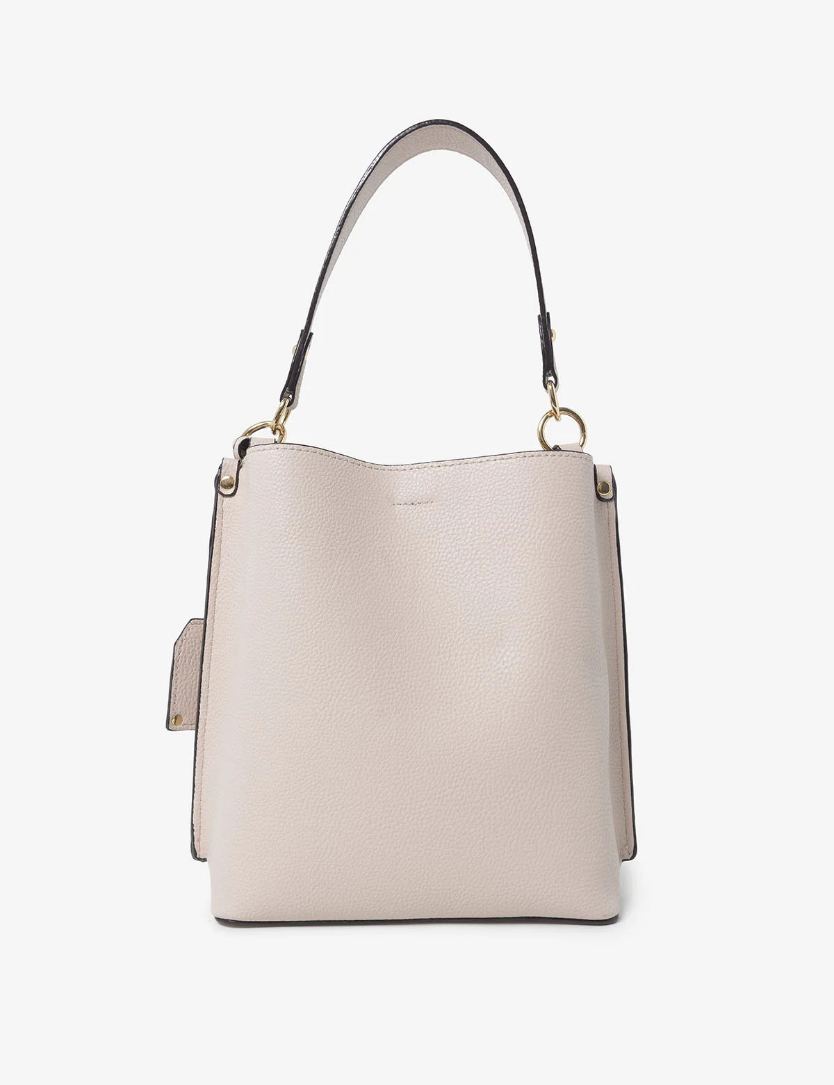SOLID BUCKET BAG WITH CROSSBODY STRAP - Image 13