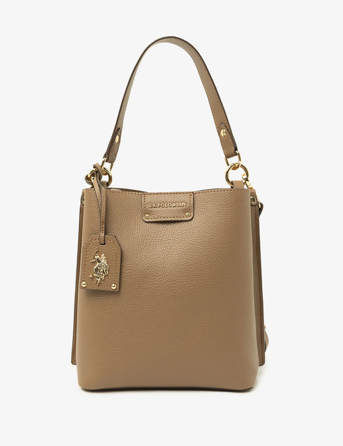 SOLID BUCKET BAG WITH CROSSBODY STRAP - Image 20