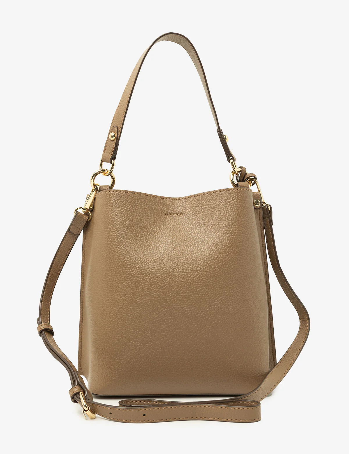 SOLID BUCKET BAG WITH CROSSBODY STRAP - Image 21