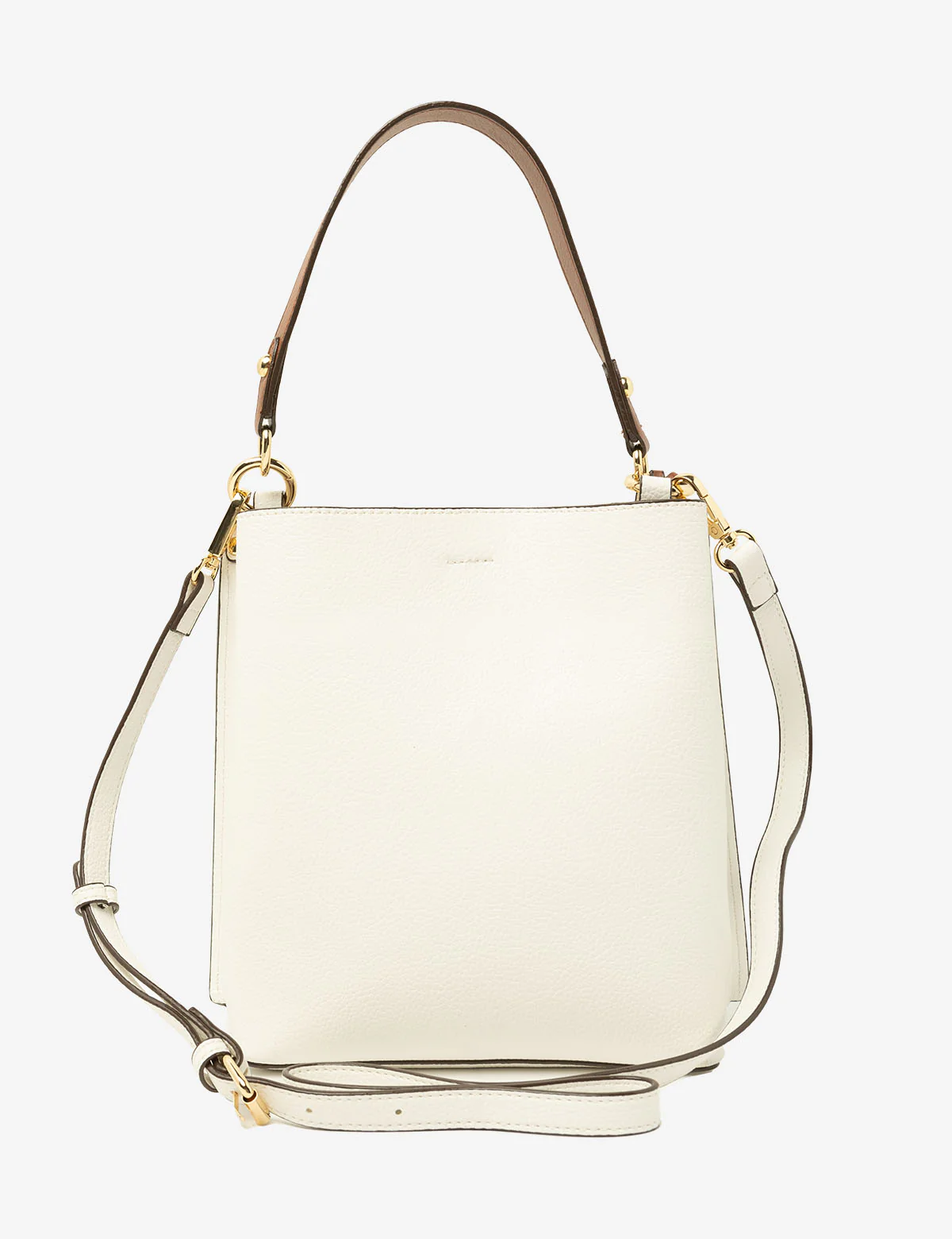 SOLID BUCKET BAG WITH CROSSBODY STRAP - Image 4