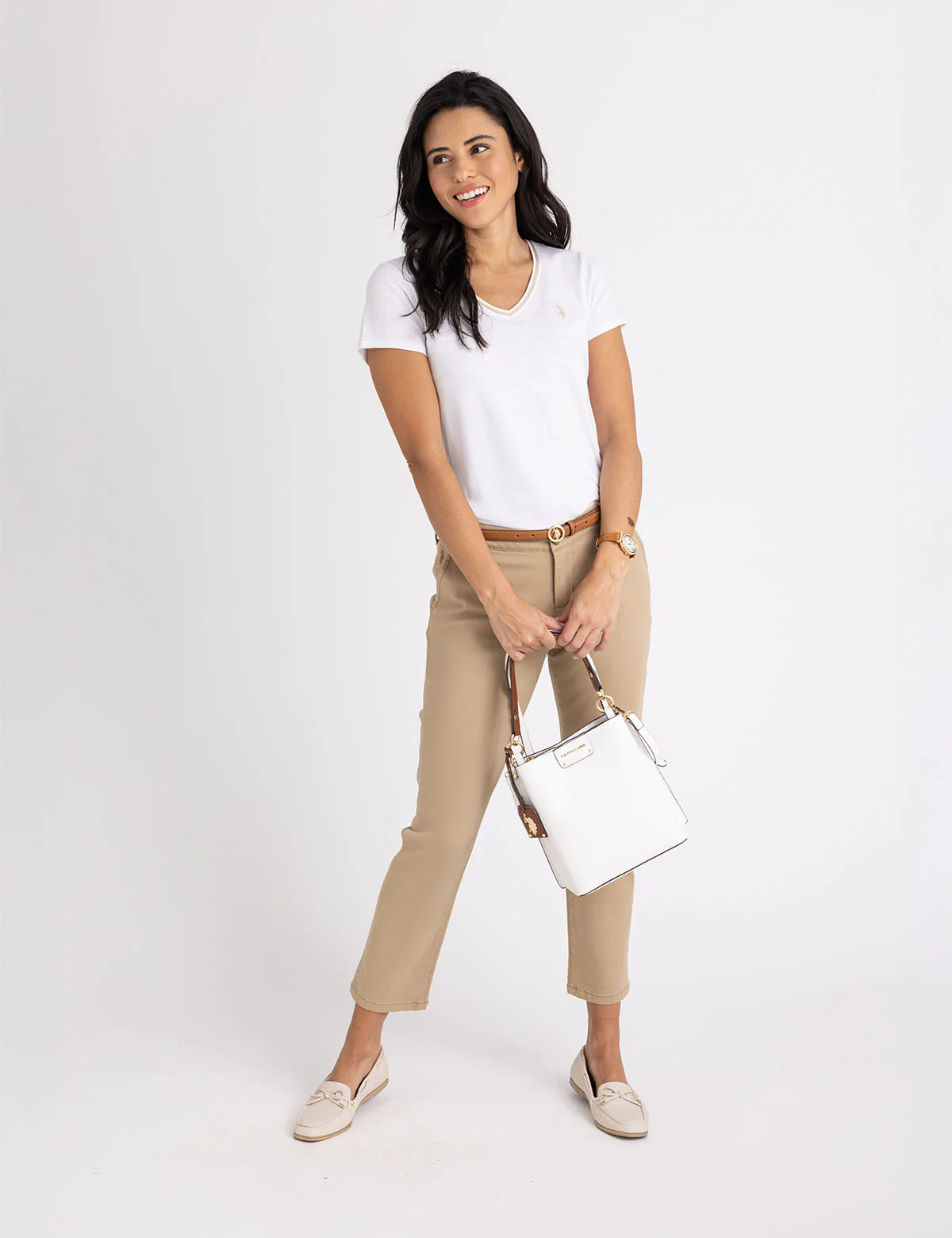 SOLID BUCKET BAG WITH CROSSBODY STRAP - Image 5