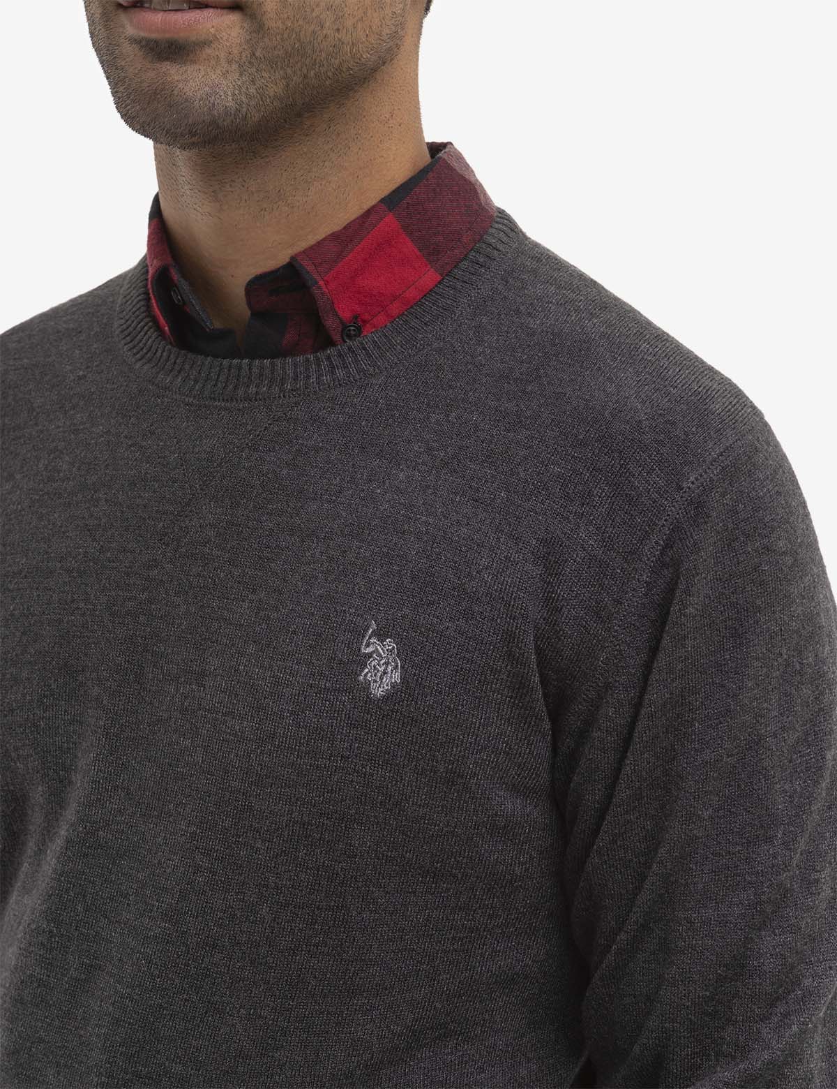 SOLID CREW NECK SWEATER - Image 7