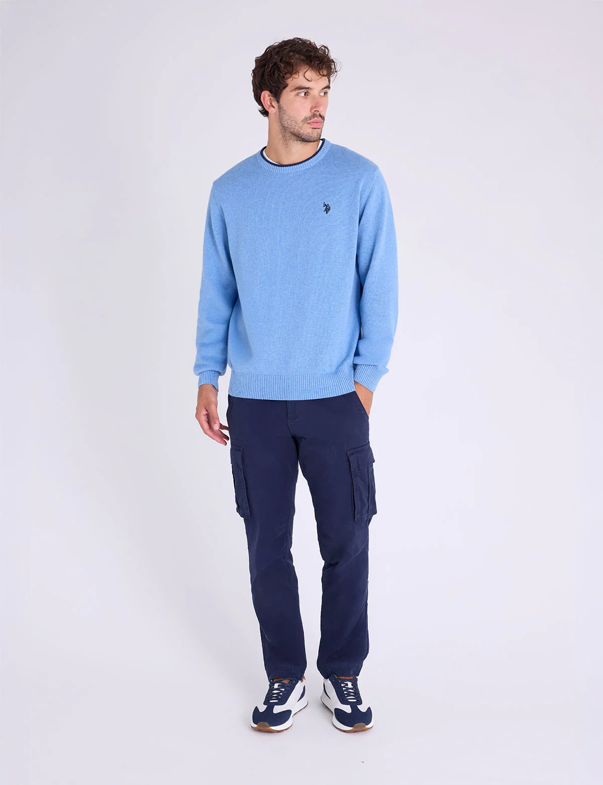 SOLID CREW NECK SWEATER - Image 2