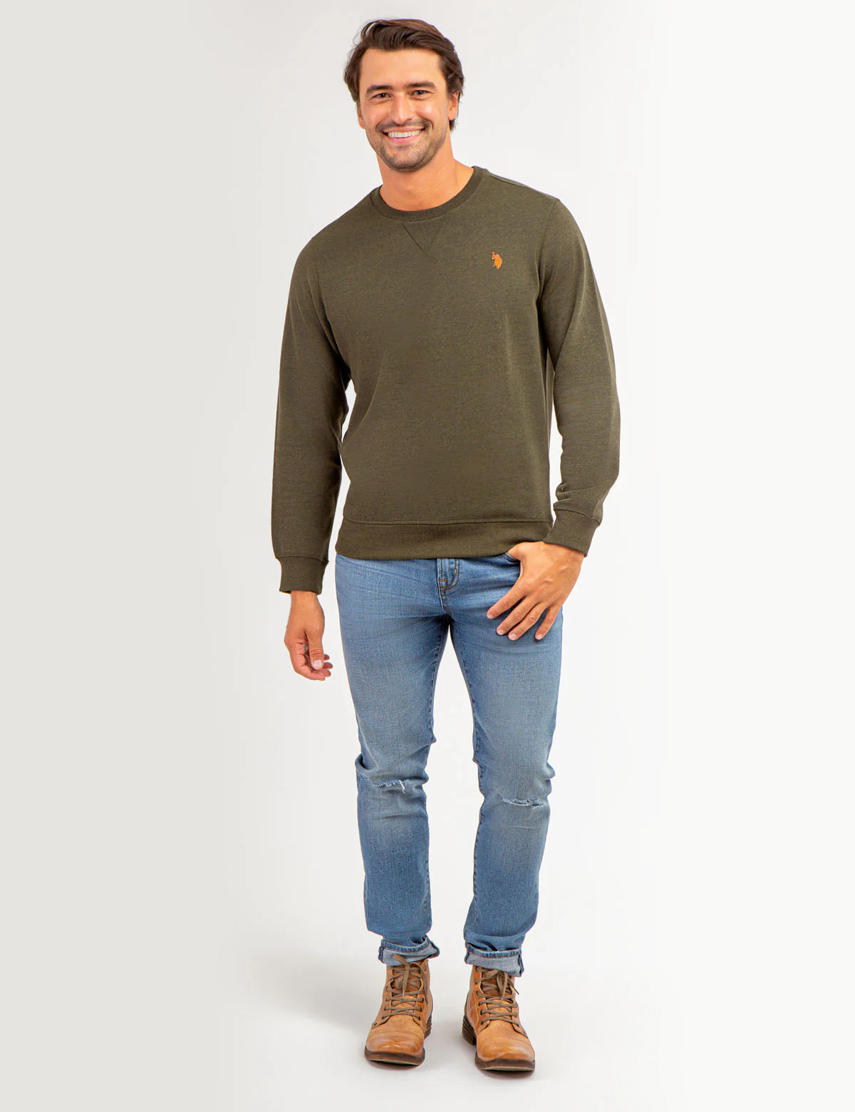 SOLID CREW NECK SWEATSHIRT - Image 16