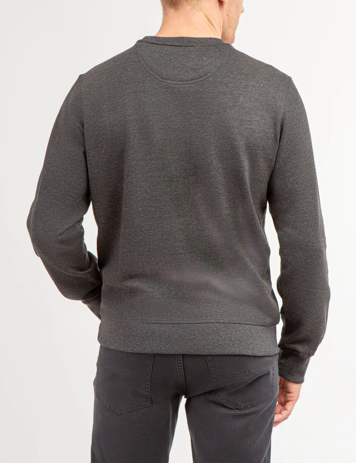 SOLID CREW NECK SWEATSHIRT - Image 3