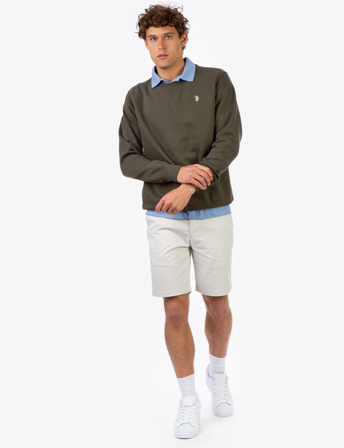 SOLID CREW NECK SWEATSHIRT - Image 8