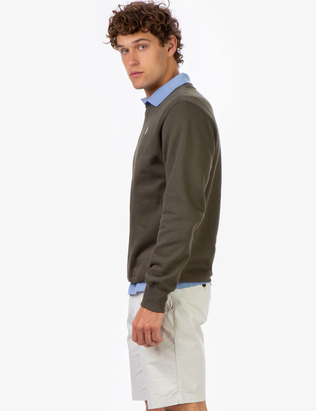 SOLID CREW NECK SWEATSHIRT - Image 9