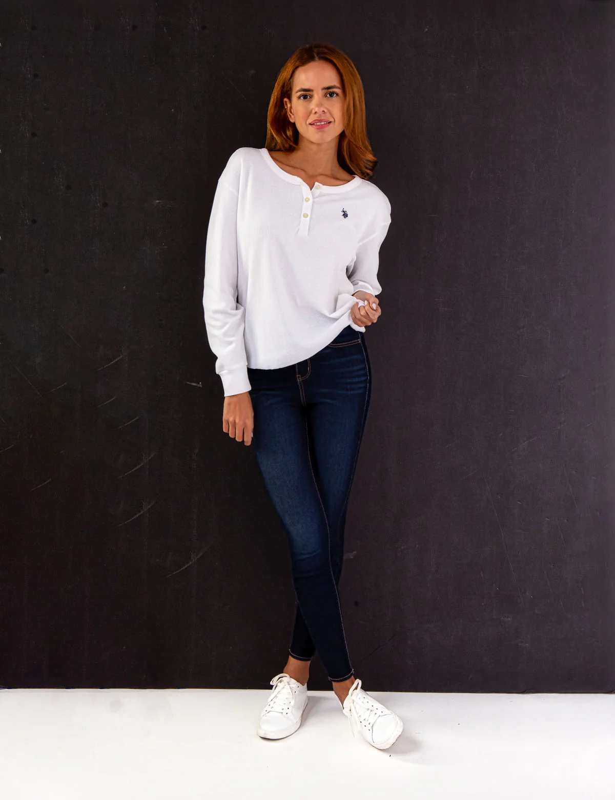 SOLID CROP HENLEY - Image 2
