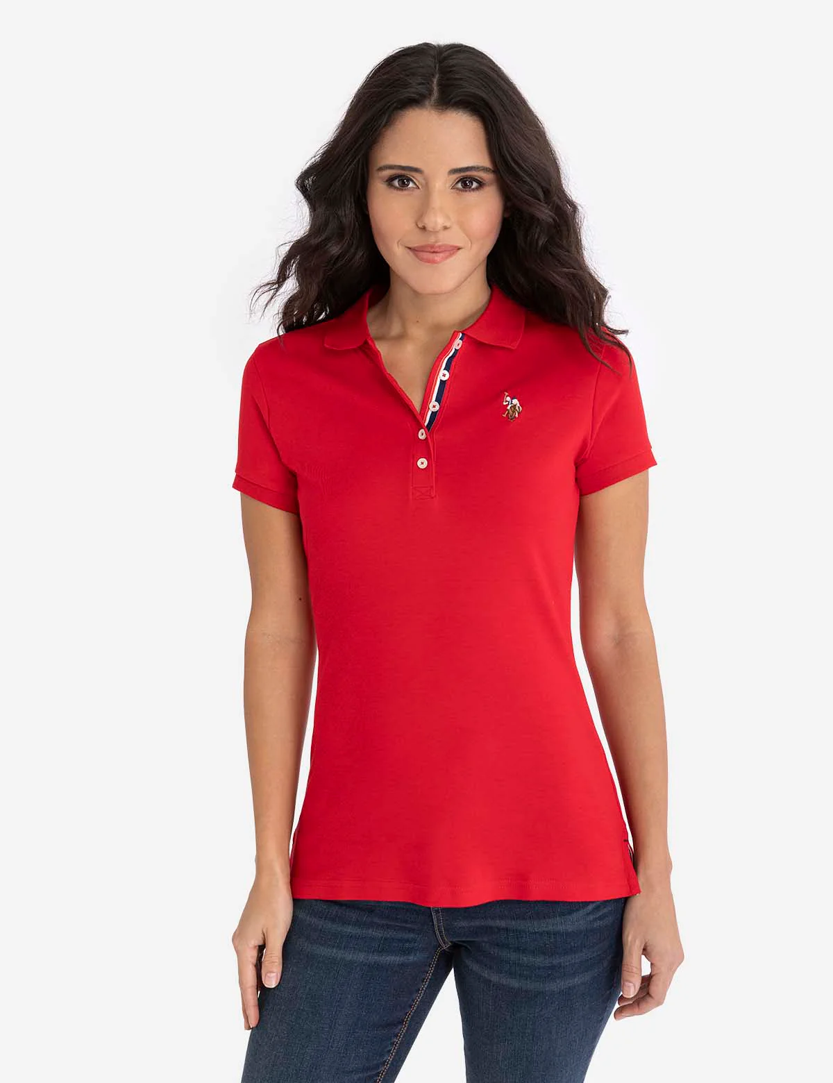 SOLID INTERLOCK POLO SHIRT