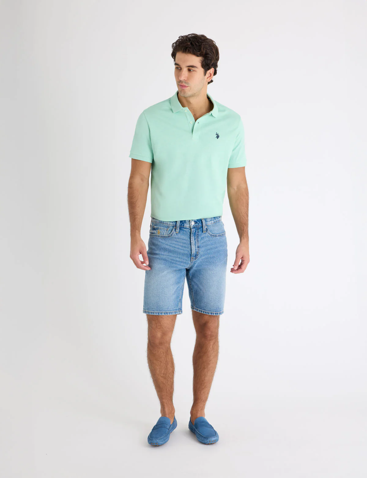SOLID INTERLOCK POLO SHIRT - Image 2