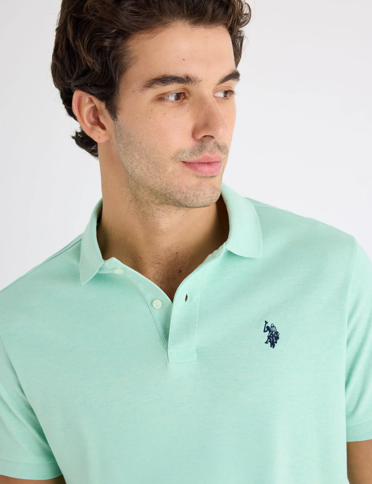 SOLID INTERLOCK POLO SHIRT - Image 3