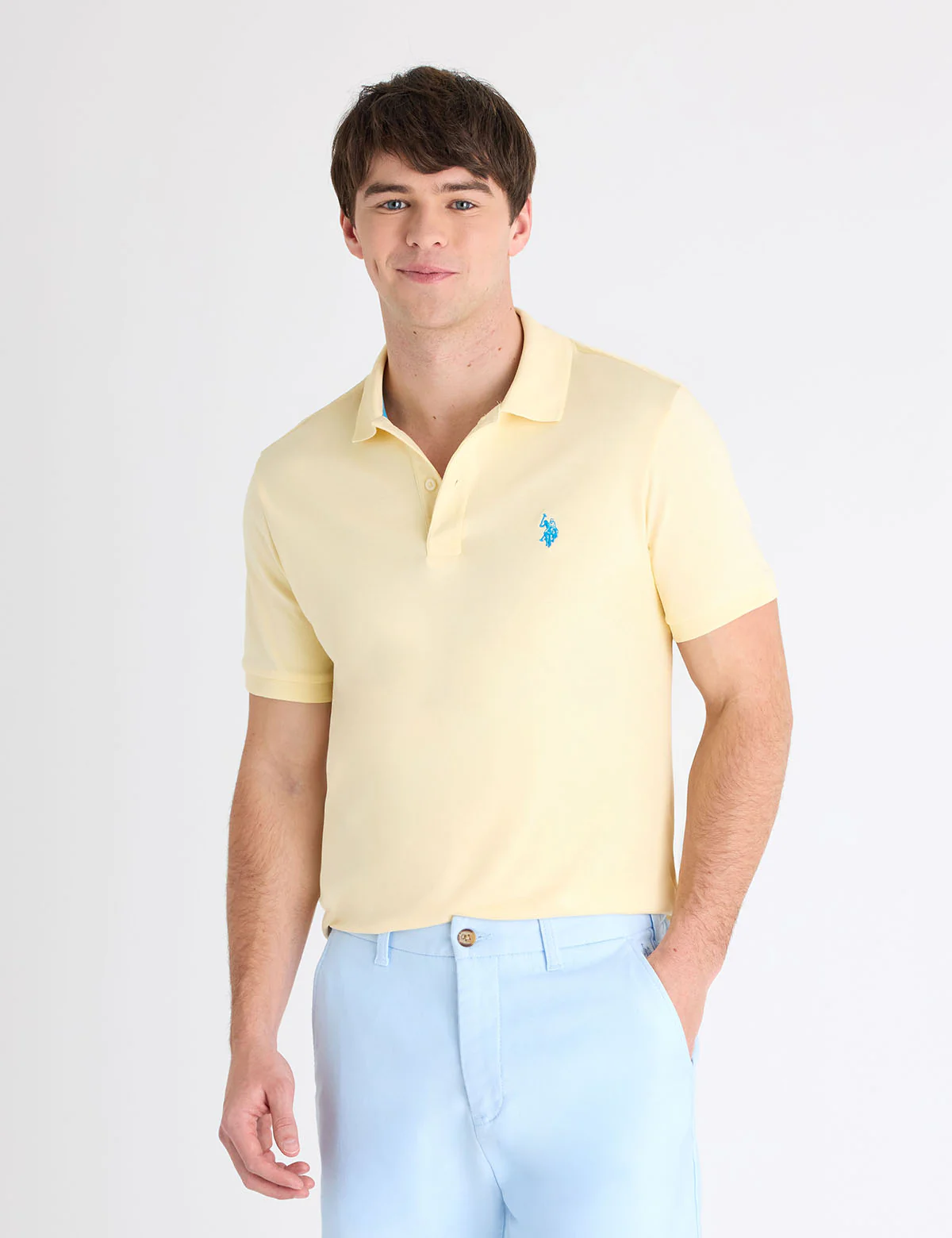 SOLID INTERLOCK POLO SHIRT - Image 4