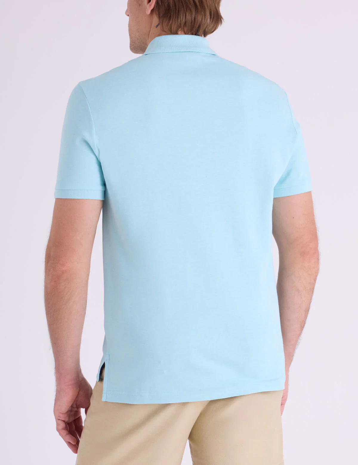 SOLID INTERLOCK POLO SHIRT - Image 3