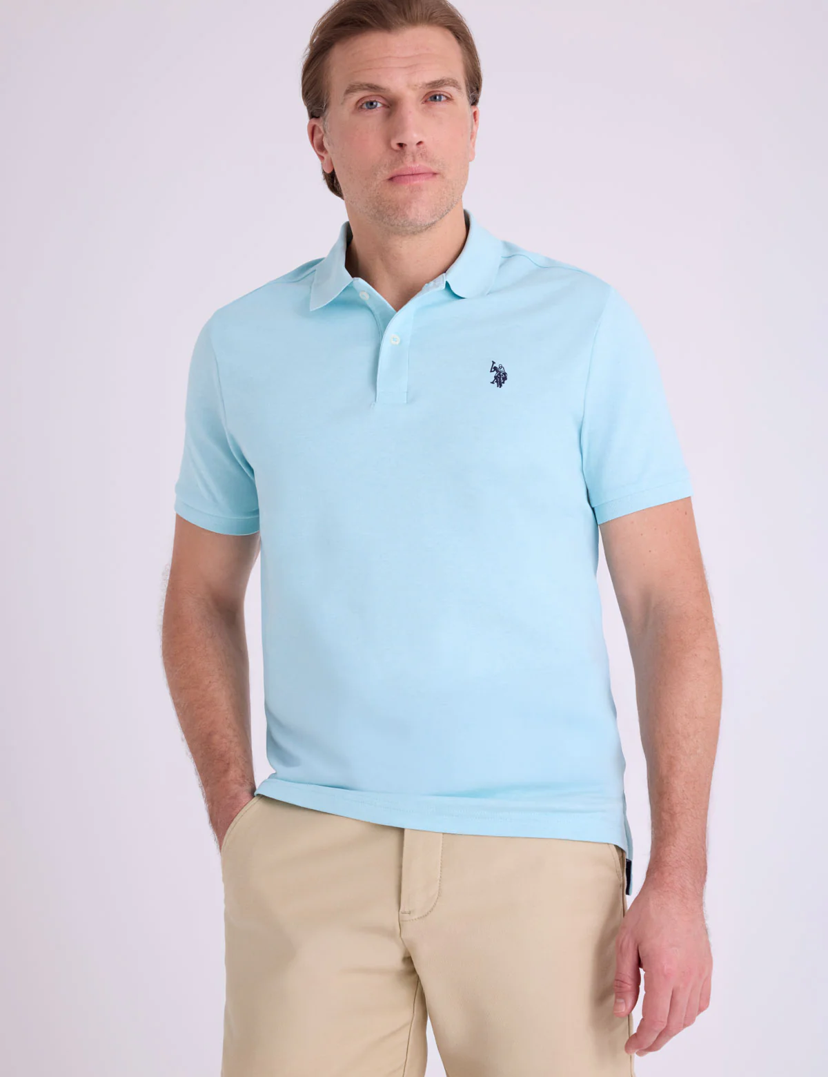 SOLID INTERLOCK POLO SHIRT - Image 4