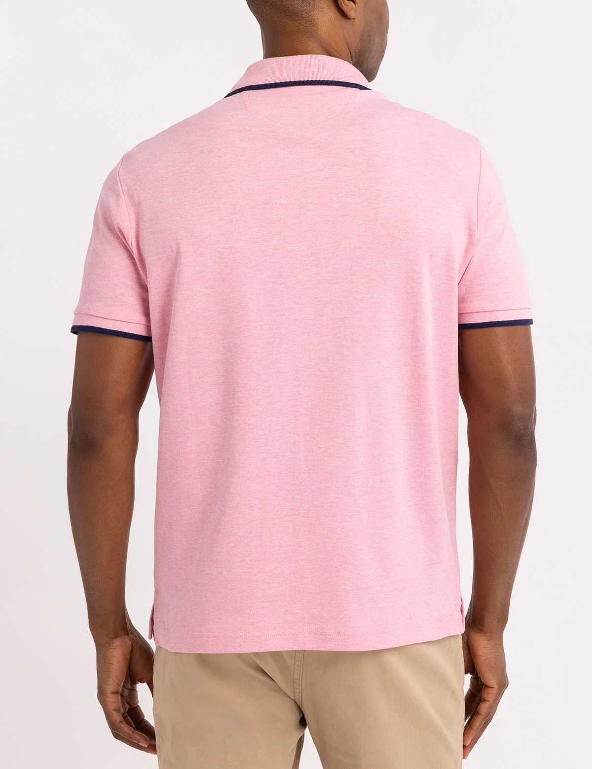 SOLID INTERLOCK POLO SHIRT WITH HIDDEN POCKET - Image 12