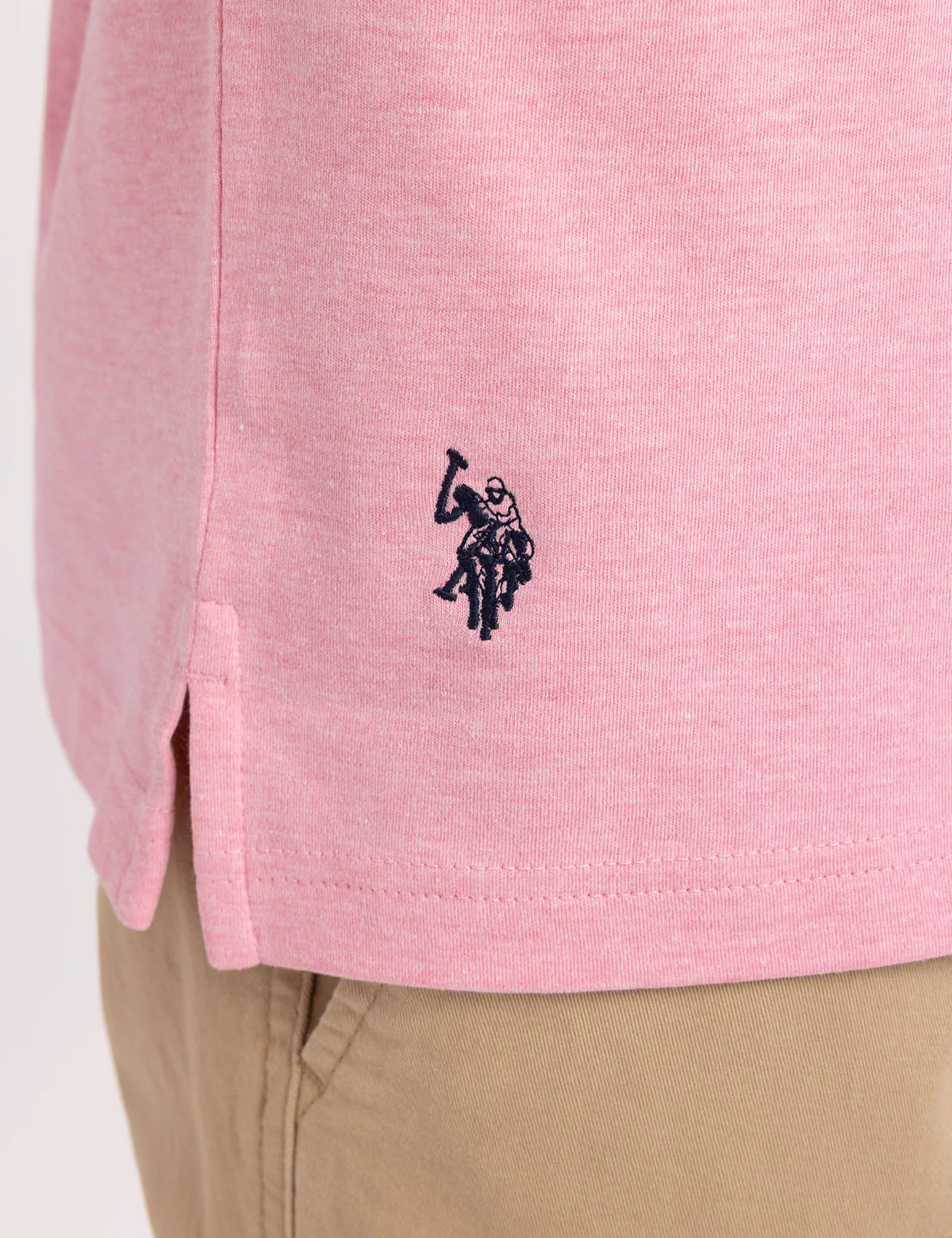 SOLID INTERLOCK POLO SHIRT WITH HIDDEN POCKET - Image 9