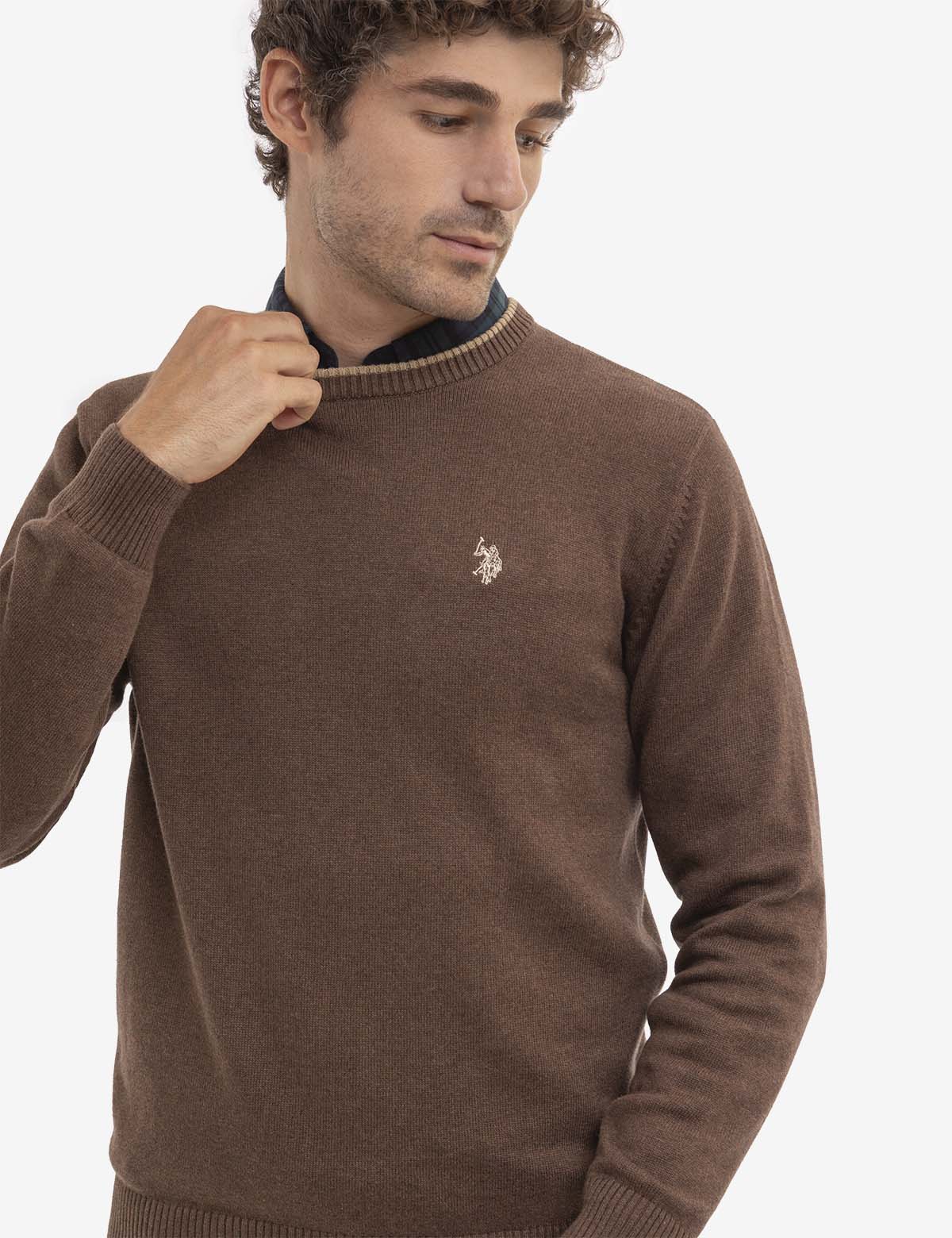 SOLID JERSEY CREW NECK SWEATER - Image 10