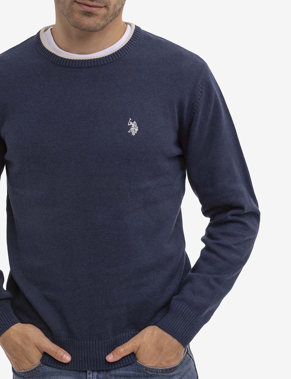 SOLID JERSEY CREW NECK SWEATER - Image 6