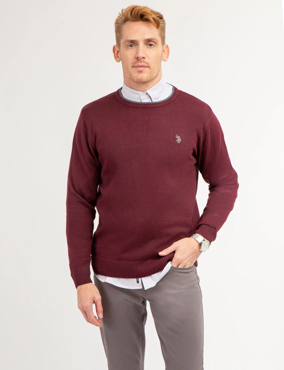 SOLID JERSEY CREW NECK SWEATER - Image 29