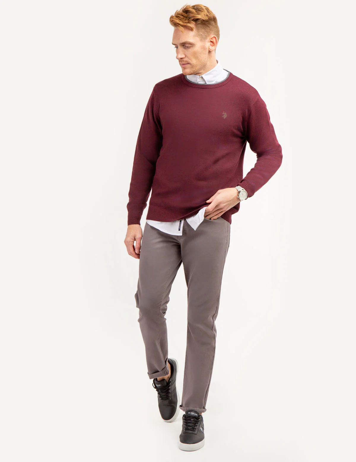 SOLID JERSEY CREW NECK SWEATER - Image 30