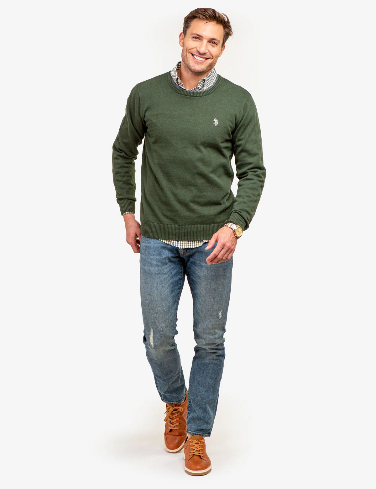 SOLID JERSEY CREW NECK SWEATER - Image 33