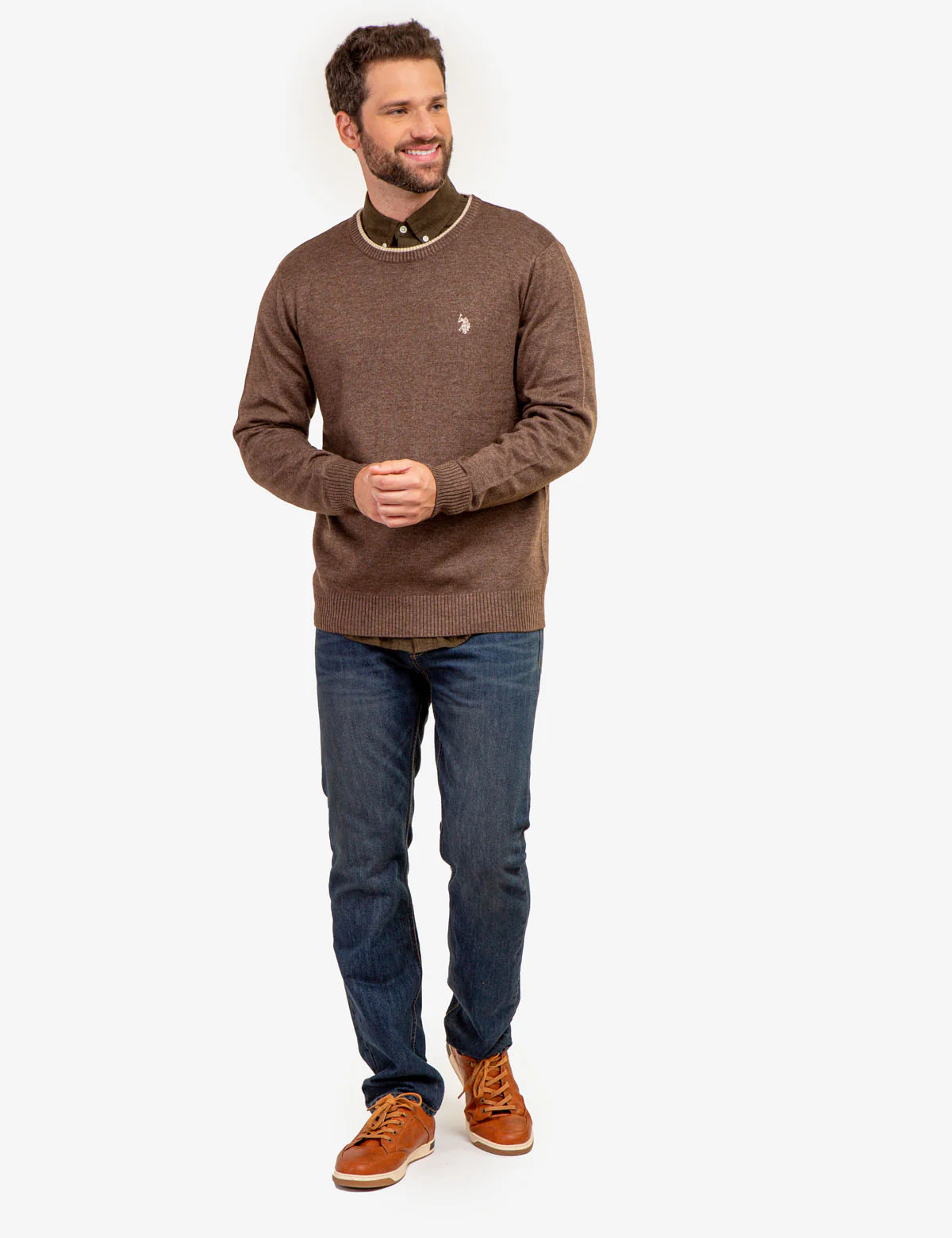 SOLID JERSEY CREW NECK SWEATER - Image 37