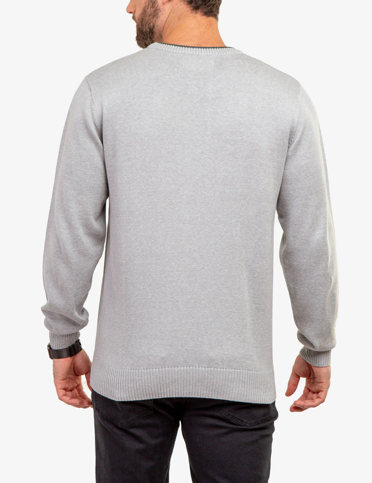 SOLID JERSEY CREW NECK SWEATER - Image 4