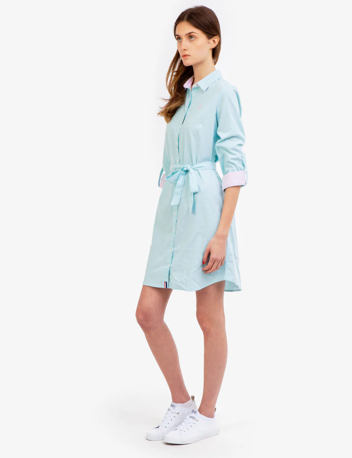 SOLID OXFORD DRESS - Image 4