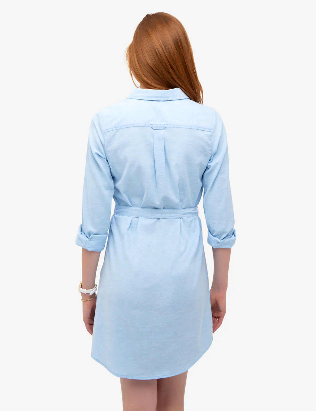 SOLID OXFORD DRESS - Image 4