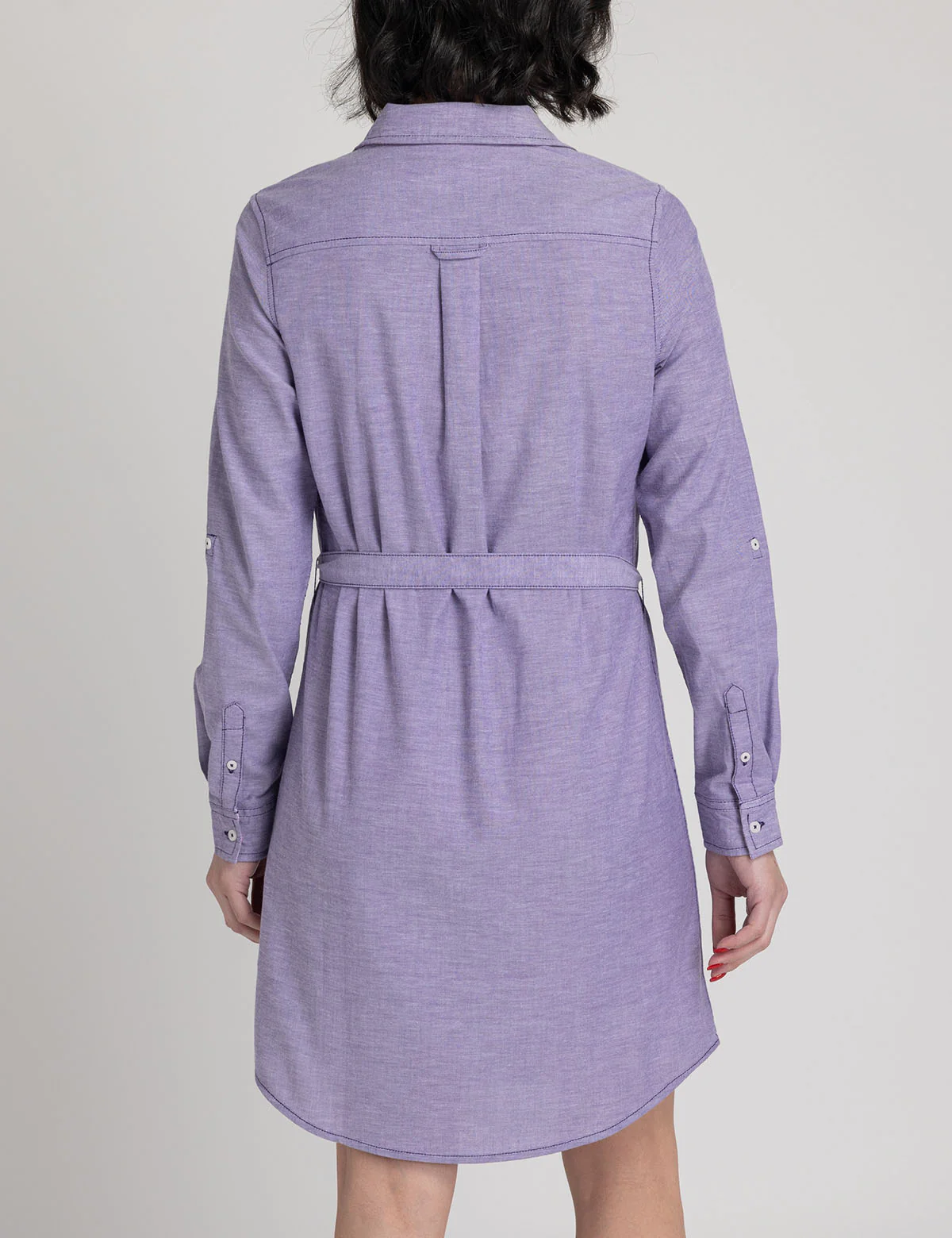 SOLID OXFORD DRESS - Image 5