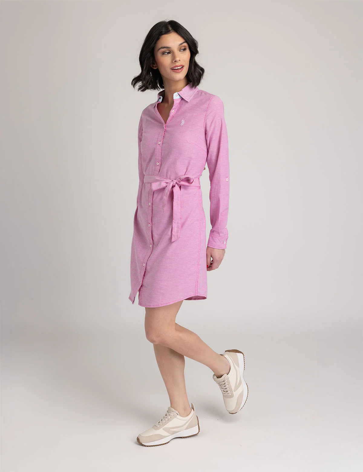 SOLID OXFORD DRESS - Image 9