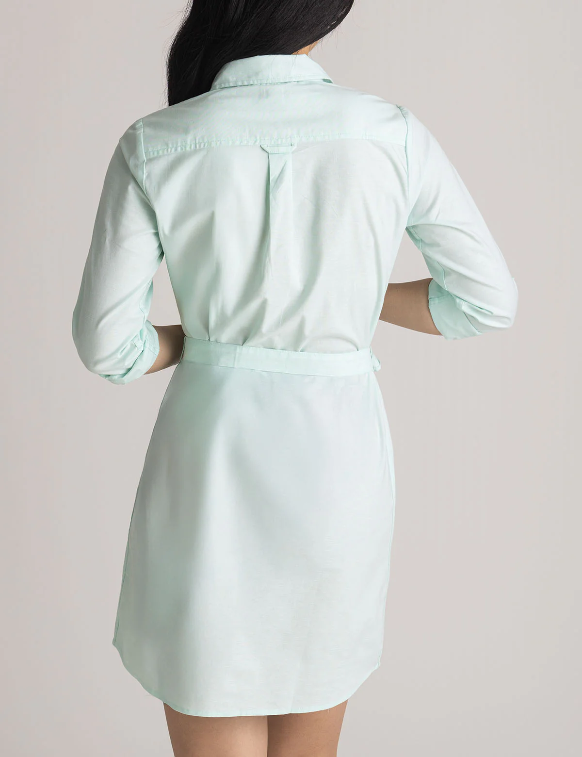 SOLID OXFORD DRESS - Image 5