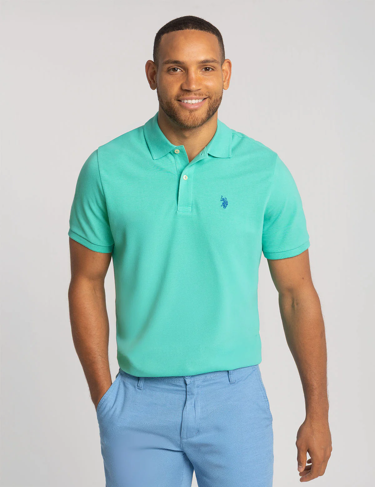 SOLID PIQUE SMALL LOGO POLO SHIRT - Image 12