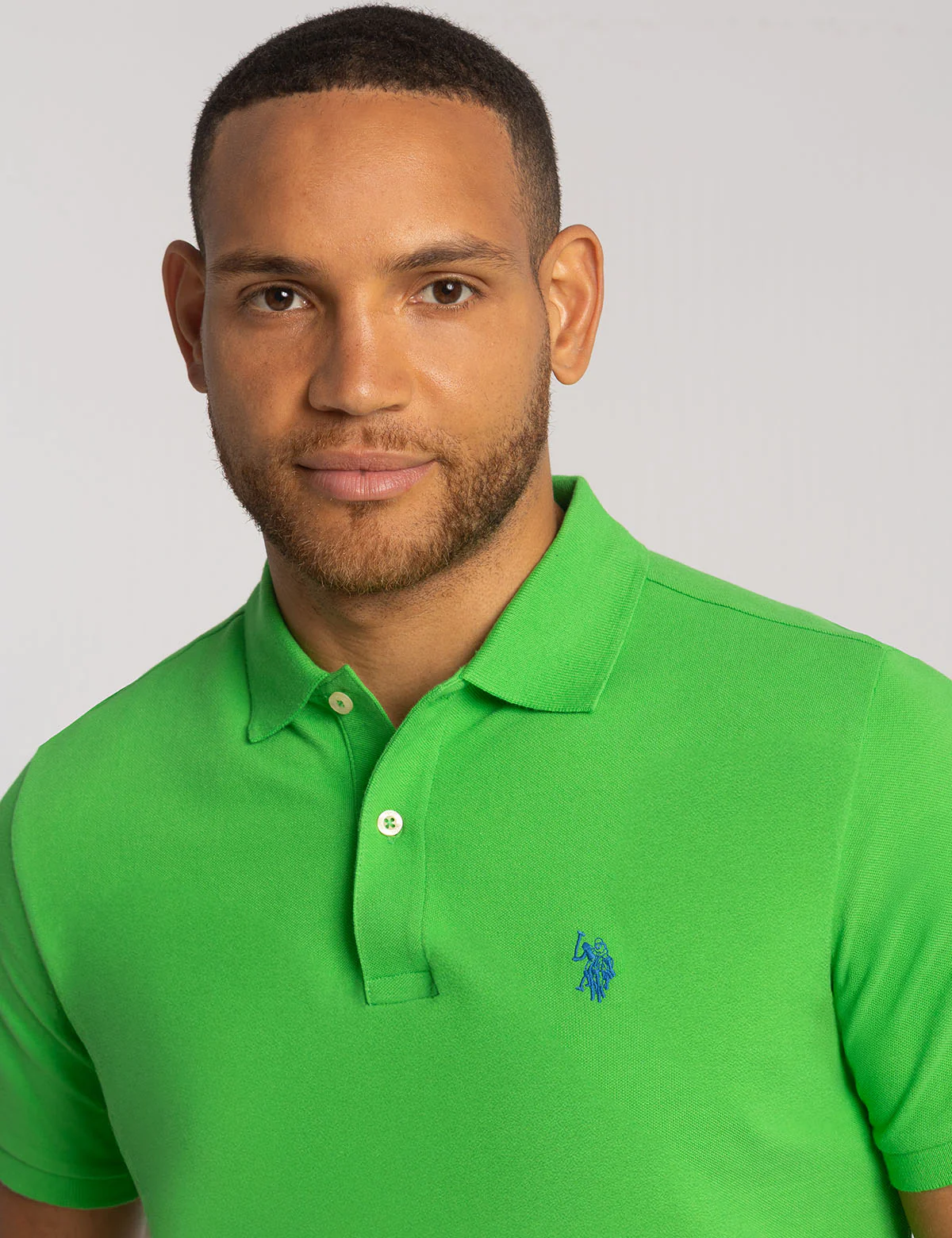 SOLID PIQUE SMALL LOGO POLO SHIRT - Image 3