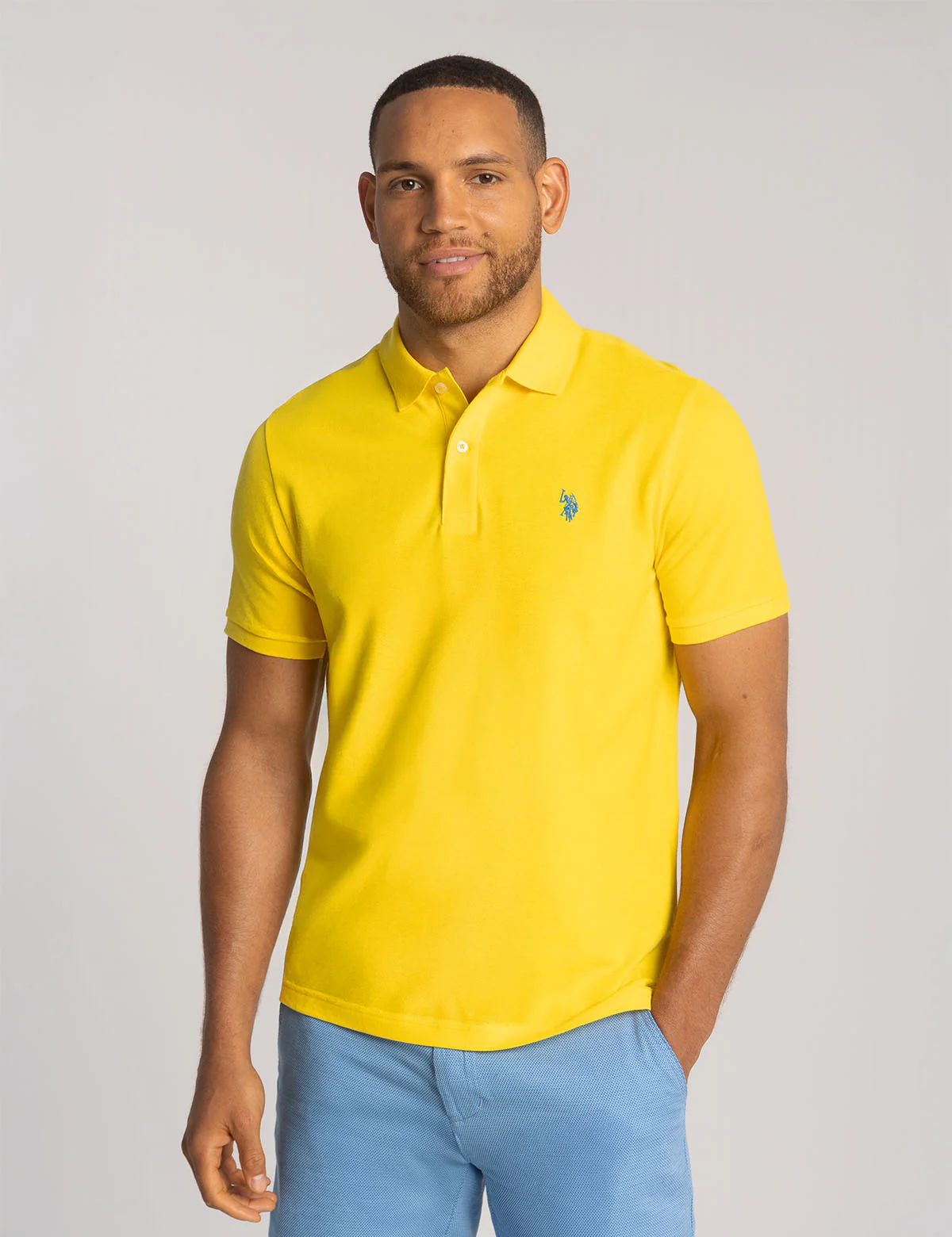 SOLID PIQUE SMALL LOGO POLO SHIRT - Image 4
