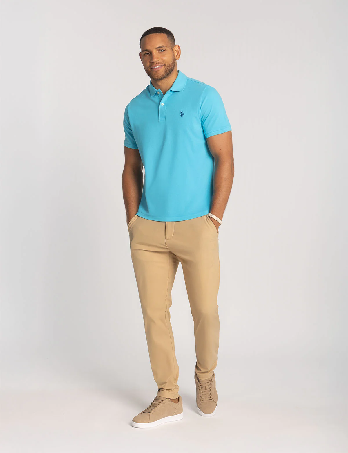 SOLID PIQUE SMALL LOGO POLO SHIRT - Image 9