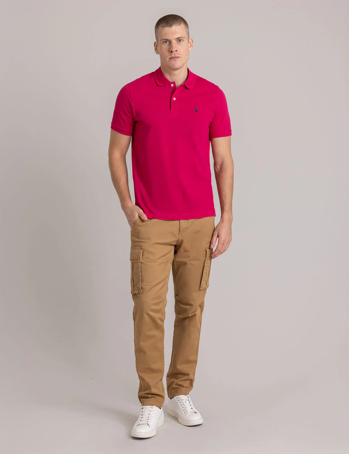 SOLID PIQUE SMALL LOGO POLO SHIRT - Image 2