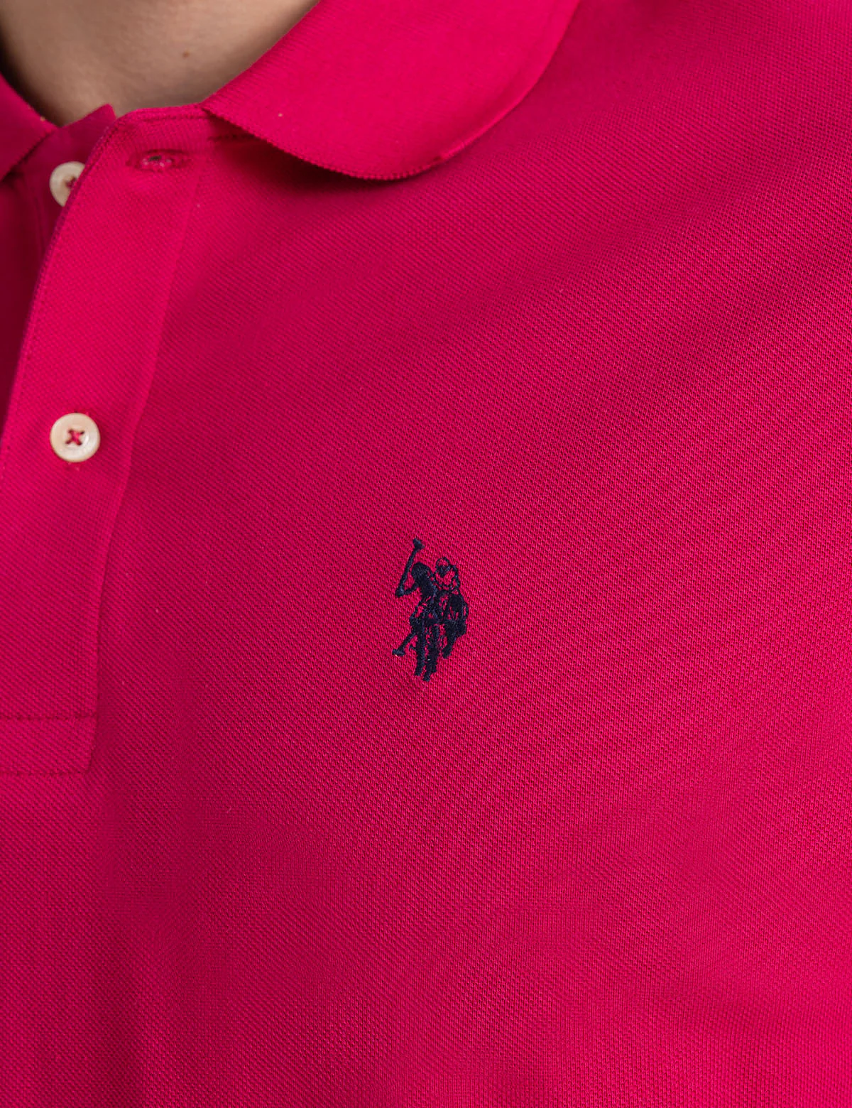 SOLID PIQUE SMALL LOGO POLO SHIRT - Image 3