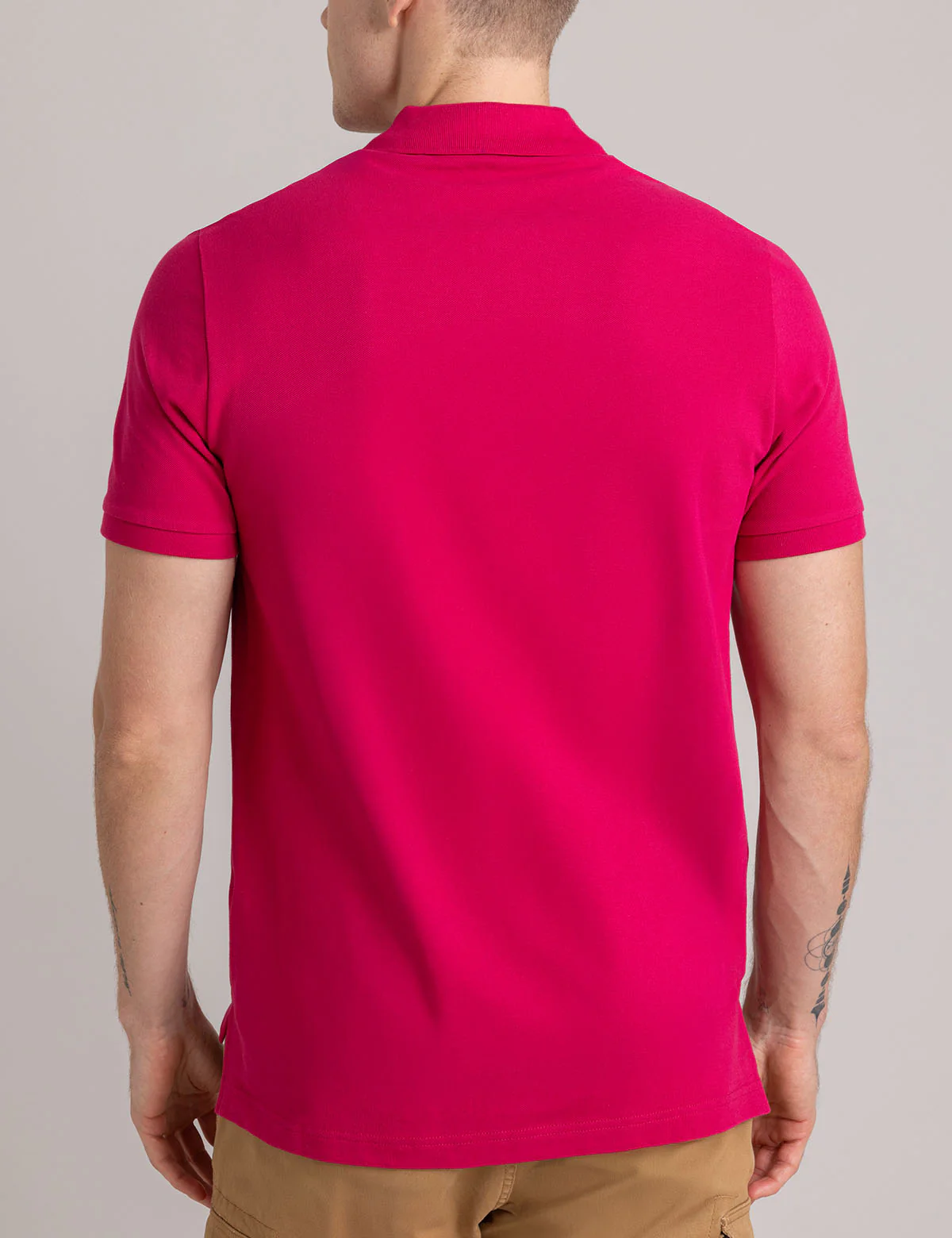 SOLID PIQUE SMALL LOGO POLO SHIRT - Image 4