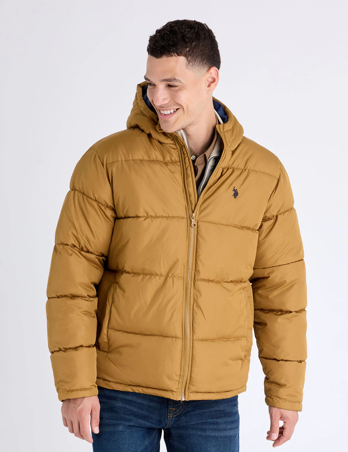 SOLID QUILTED CHANNEL PUFFER JACKET - Image 10
