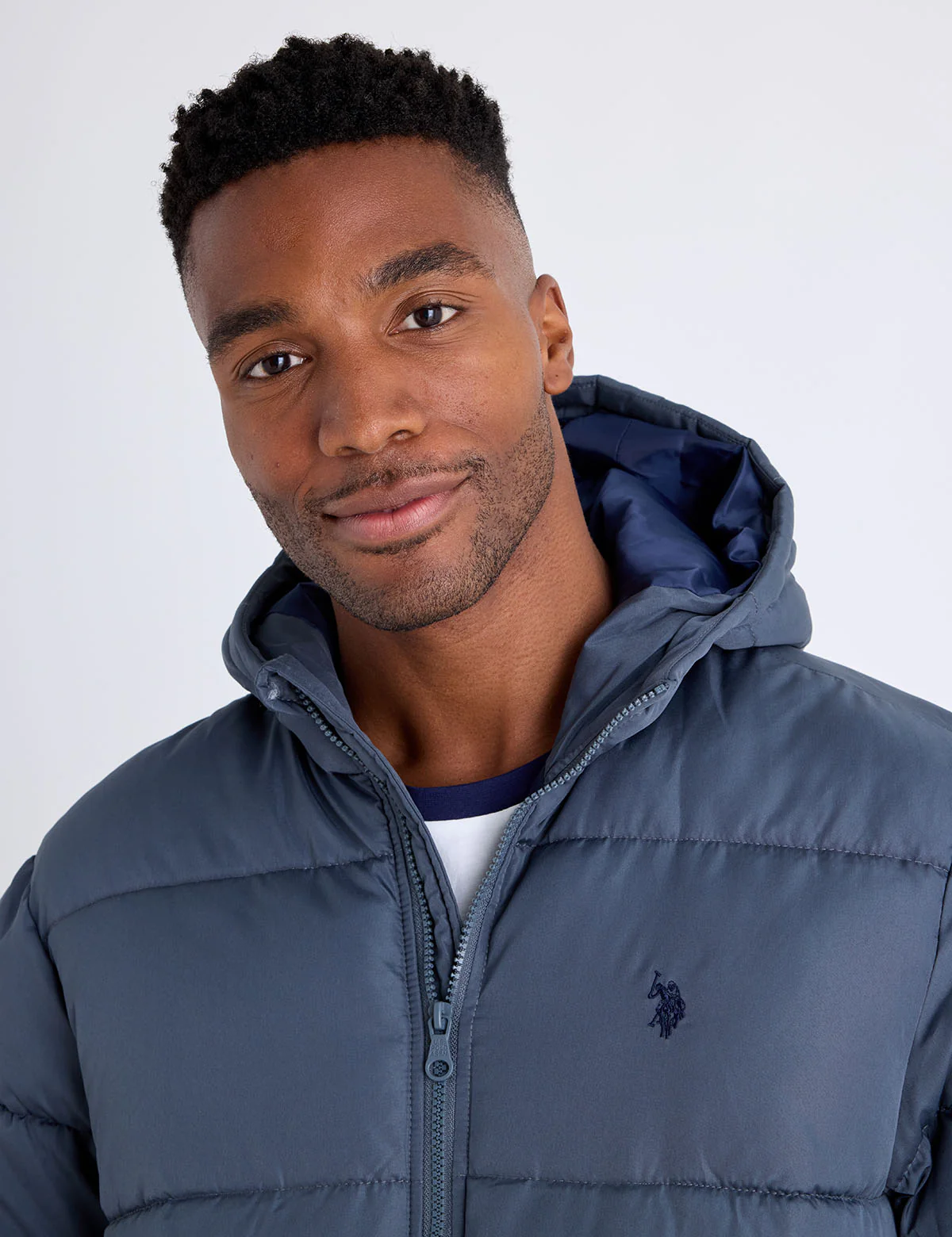 SOLID QUILTED CHANNEL PUFFER JACKET - Image 5