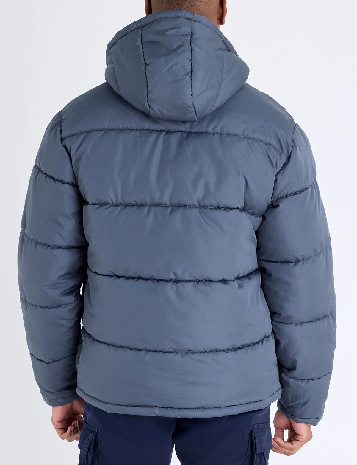 SOLID QUILTED CHANNEL PUFFER JACKET - Image 6