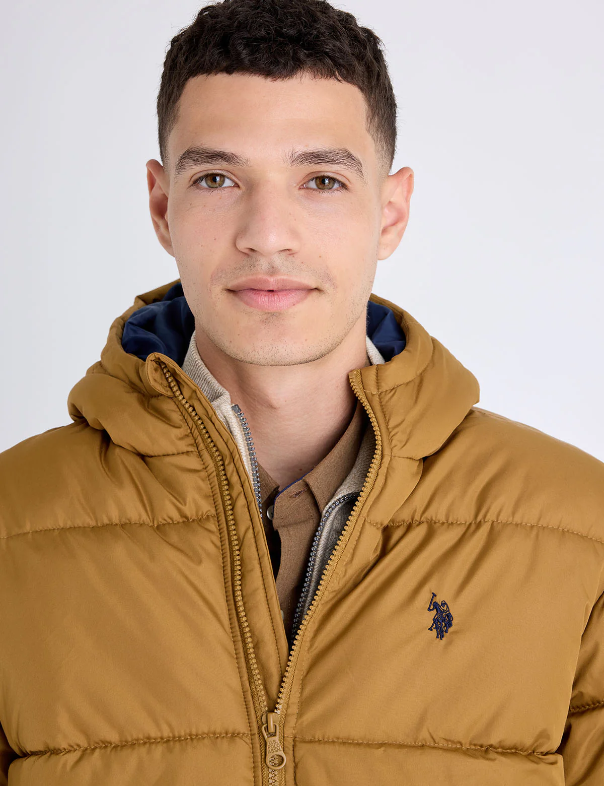 SOLID QUILTED CHANNEL PUFFER JACKET - Image 9
