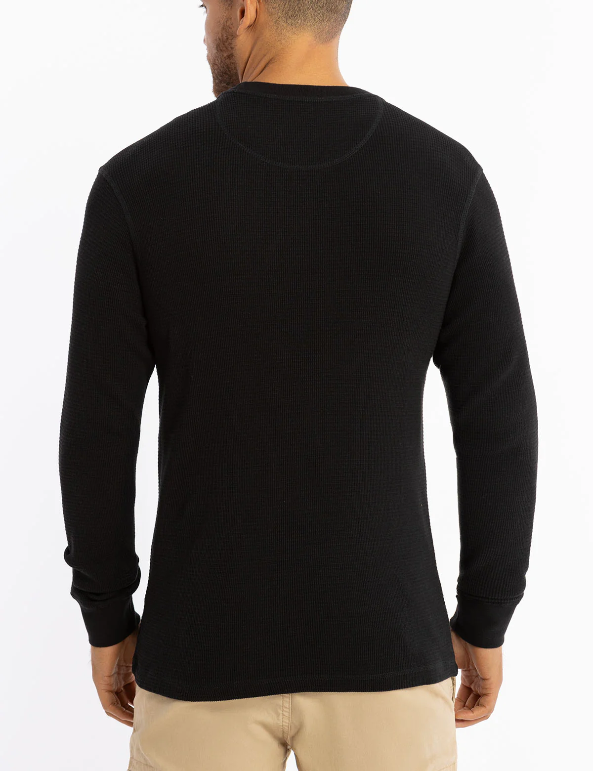 SOLID RIB KNIT CREW NECK PULLOVER - Image 3
