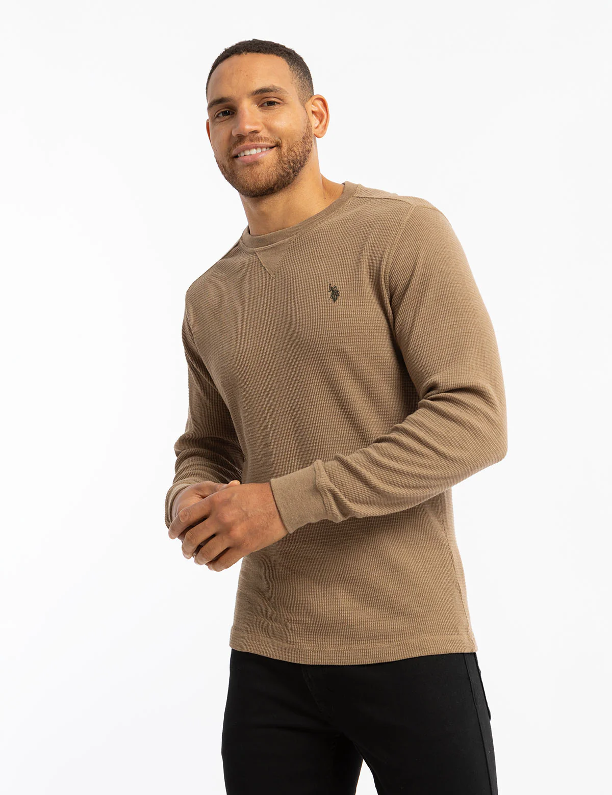 SOLID RIB KNIT CREW NECK PULLOVER - Image 8