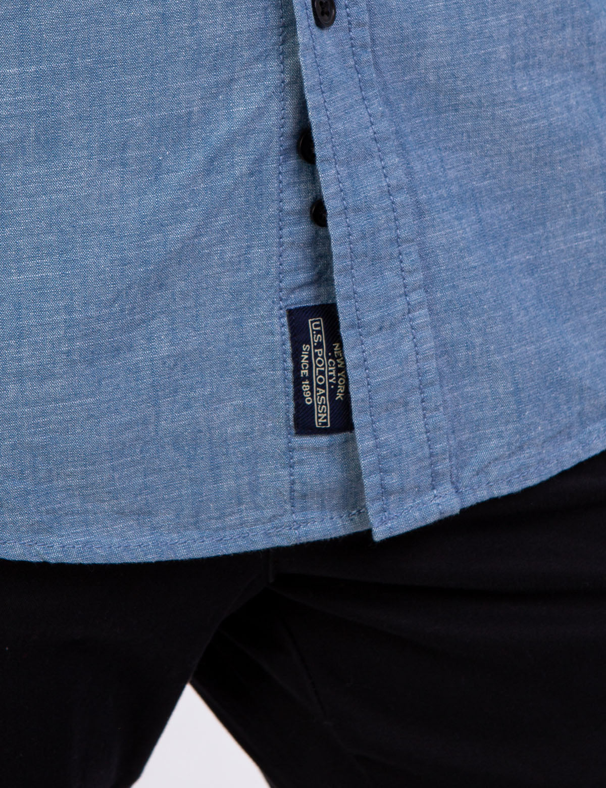 SOLID SLUB CANVAS LONG SLEEVE SHIRT - Image 12