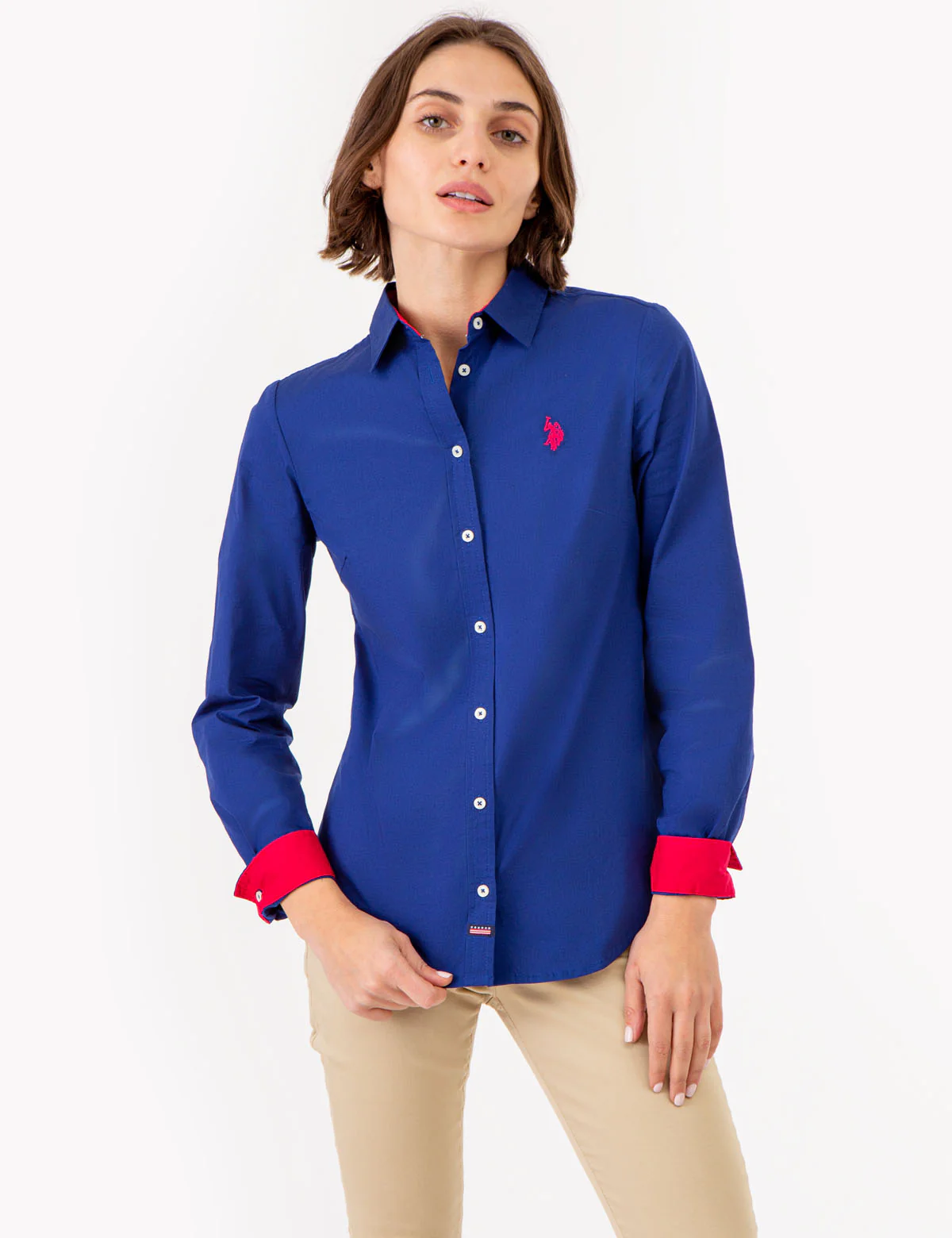 SOLID STRETCH POPLIN SHIRT