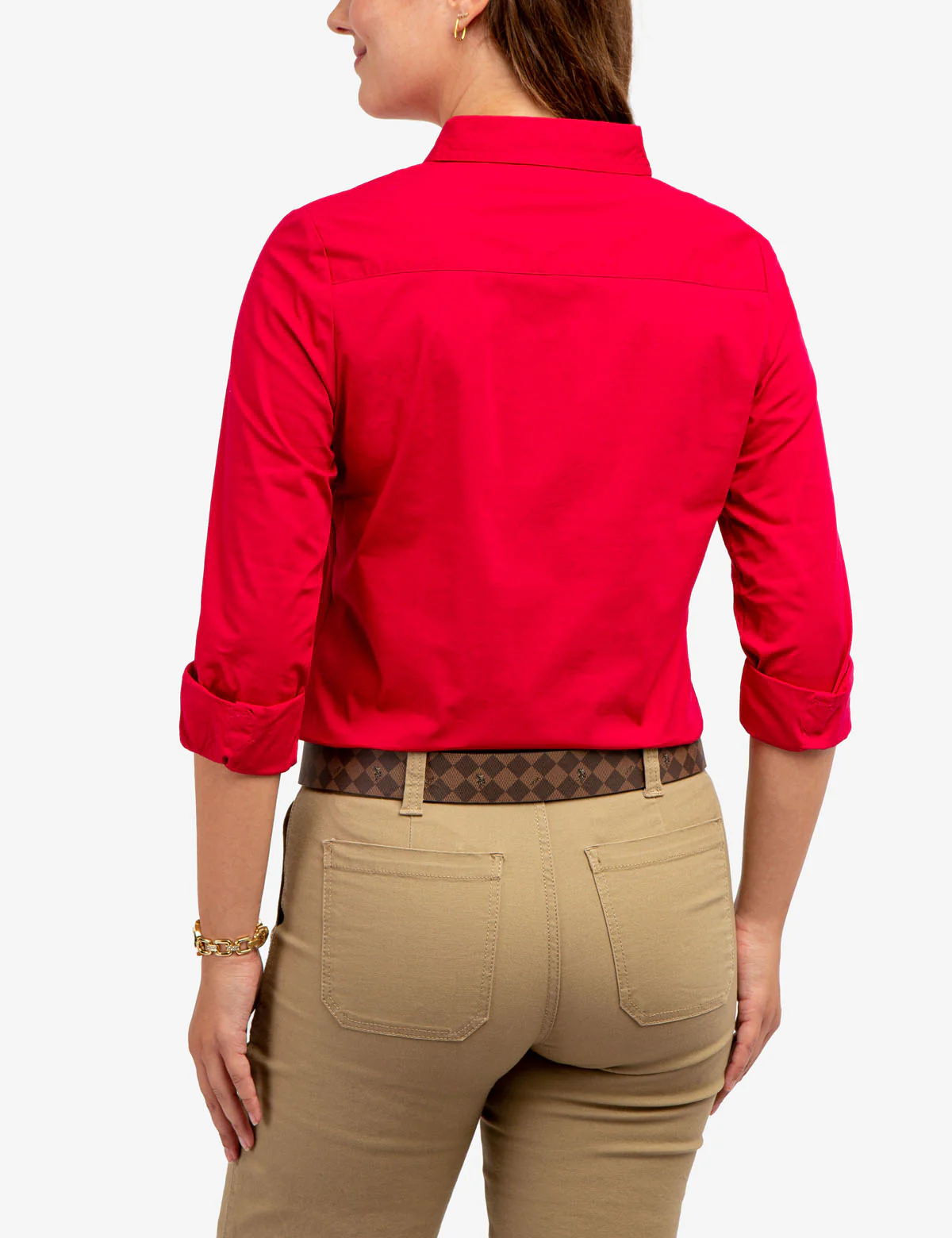 SOLID STRETCH POPLIN SHIRT - Image 12